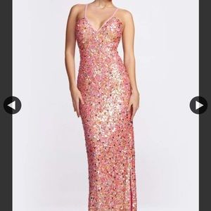 Sean Collection Size 10 Full Sequin Pink Gown